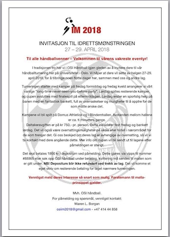 Påmeldingen til IM2018 har åpnet